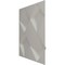 Ekena Millwork 19 5/8in. W x 19 5/8in. H Bradley EnduraWall Decorative 3D Wall Panel Covers 2.67 Sq. Ft. WP20X20BYBCO - alternate 6